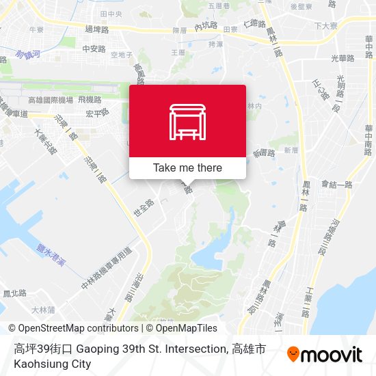 高坪39街口 Gaoping 39th St. Intersection map