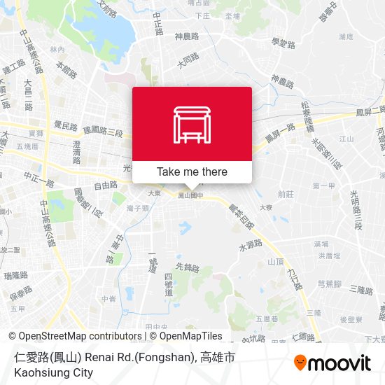 仁愛路(鳳山) Renai Rd.(Fongshan) map