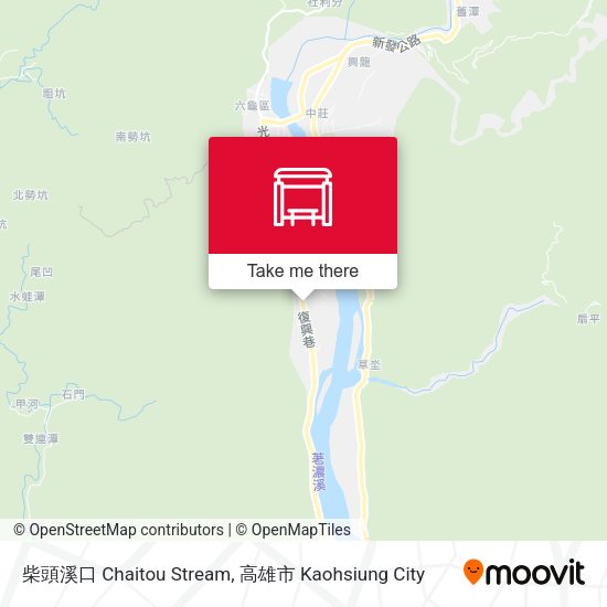 柴頭溪口 Chaitou Stream map