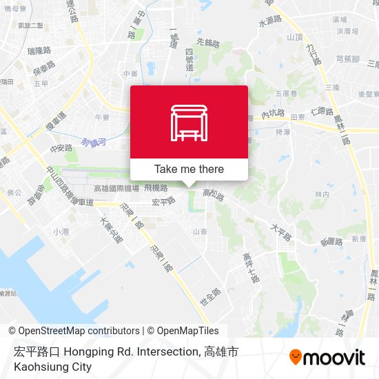 宏平路口 Hongping Rd. Intersection map