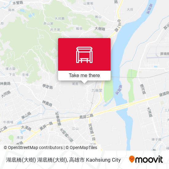 湖底橋(大樹) 湖底橋(大樹) map