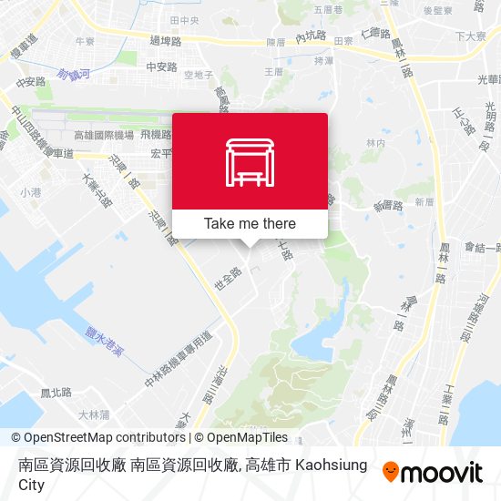 南區資源回收廠 南區資源回收廠 map