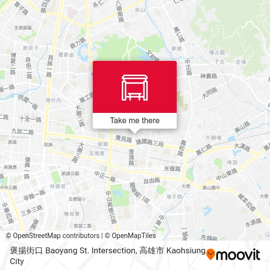 褒揚街口 Baoyang St. Intersection地圖