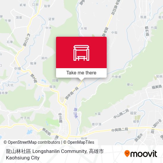 龍山林社區 Longshanlin Community map