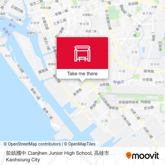 前鎮國中 Cianjhen Junior High School map