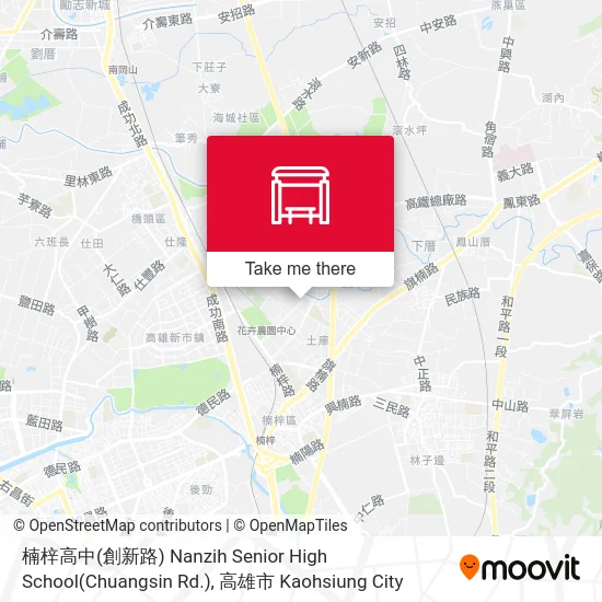 楠梓高中(創新路) Nanzih Senior High School(Chuangsin Rd.)地圖