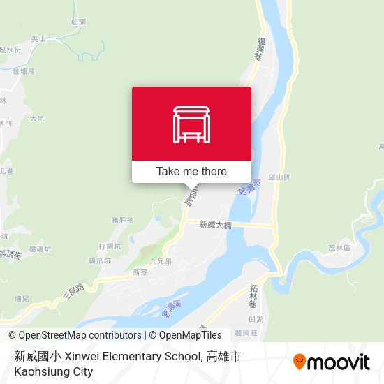 新威國小 Xinwei Elementary School map
