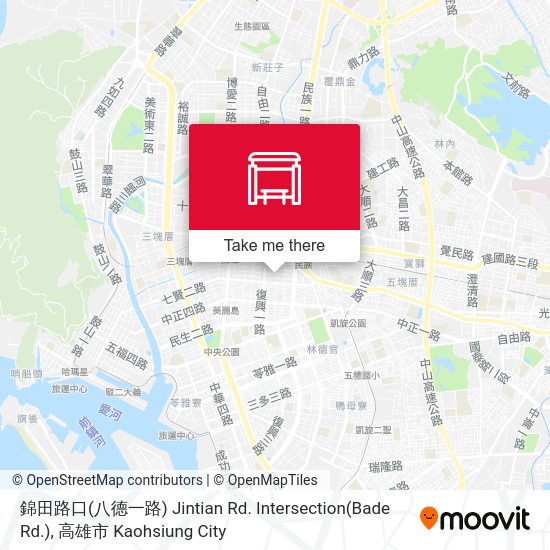 錦田路口(八德一路) Jintian Rd. Intersection(Bade Rd.) map