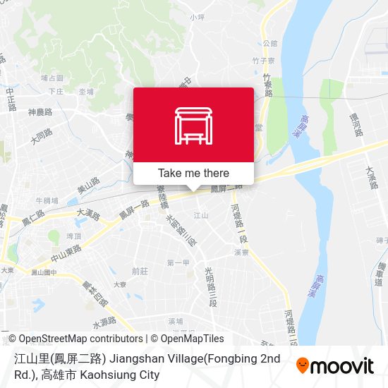 江山里(鳳屏二路) Jiangshan Village(Fongbing 2nd Rd.)地圖