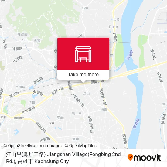 江山里(鳳屏二路) Jiangshan Village(Fongbing 2nd Rd.)地圖