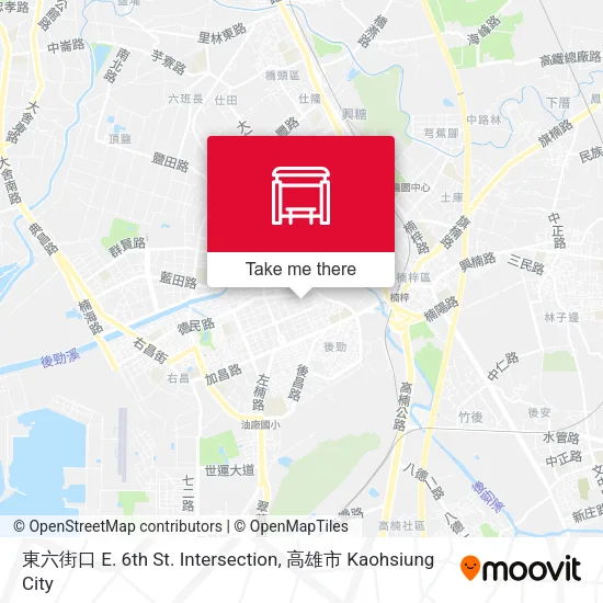 東六街口 E. 6th St. Intersection地圖