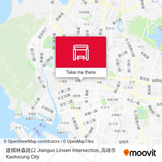 建國林森路口 Jianguo Linsen Intersection地圖