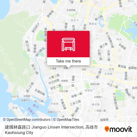 建國林森路口 Jianguo Linsen Intersection地圖