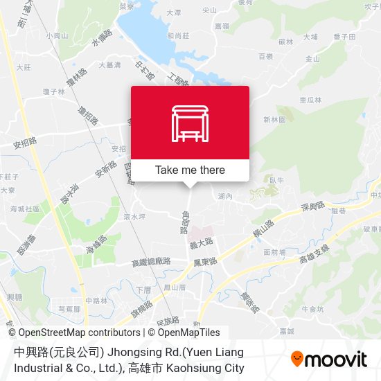 中興路(元良公司) Jhongsing Rd.(Yuen Liang Industrial & Co., Ltd.) map