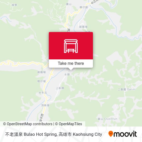 不老溫泉 Bulao Hot Spring map