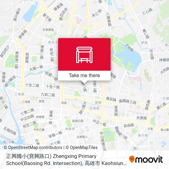 正興國小(寶興路口) Zhengxing Primary School(Baosing Rd. Intersection)地圖