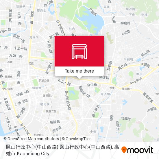 鳳山行政中心(中山西路) 鳳山行政中心(中山西路) map