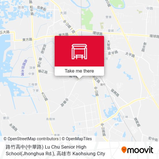 路竹高中(中華路) Lu Chu Senior High School(Jhonghua Rd.)地圖