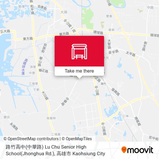 路竹高中(中華路) Lu Chu Senior High School(Jhonghua Rd.) map