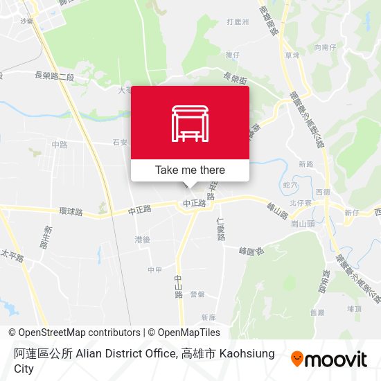 阿蓮區公所 Alian District Office map