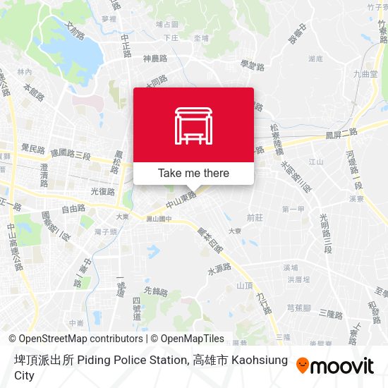 埤頂派出所 Piding Police Station map
