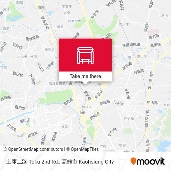 土庫二路 Tuku 2nd Rd. map
