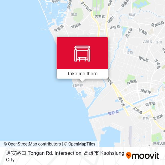 通安路口 Tongan Rd. Intersection map