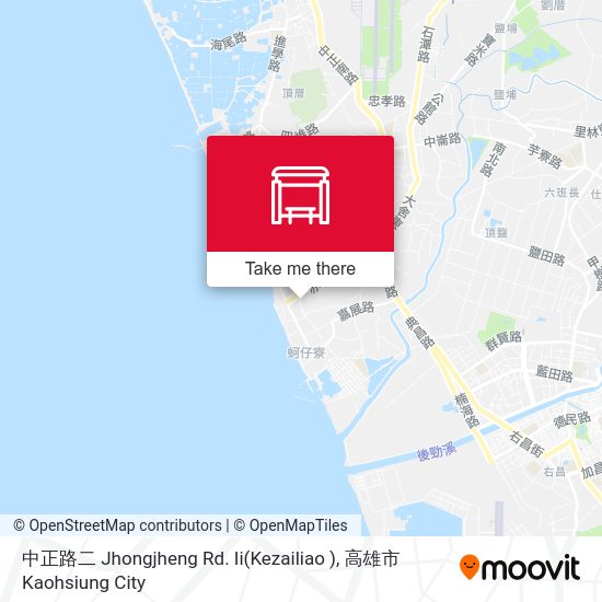 中正路二 Jhongjheng Rd. Ii(Kezailiao ) map