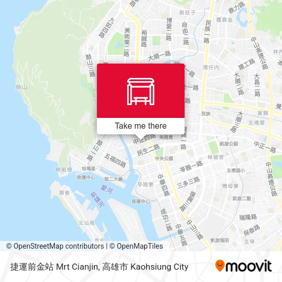 捷運前金站 Mrt Cianjin地圖