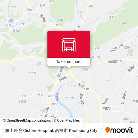 旗山醫院 Cishan Hospital map