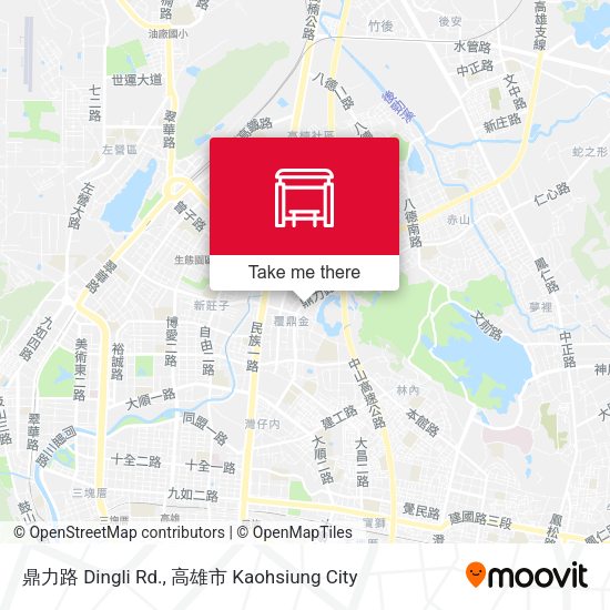 鼎力路 Dingli Rd. map