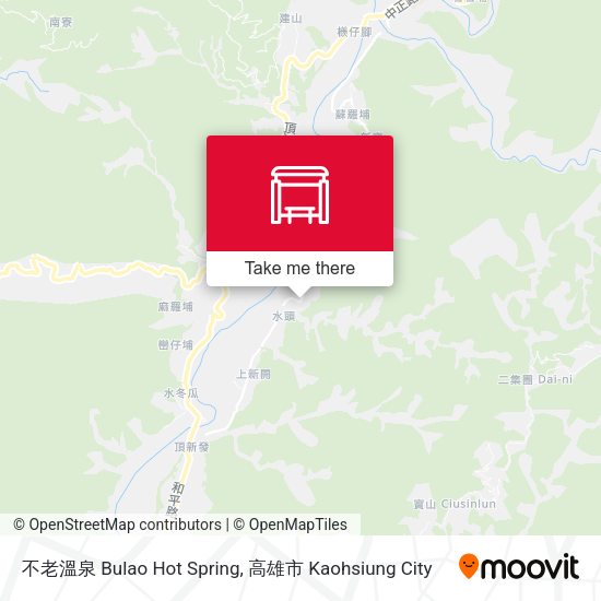不老溫泉 Bulao Hot Spring map