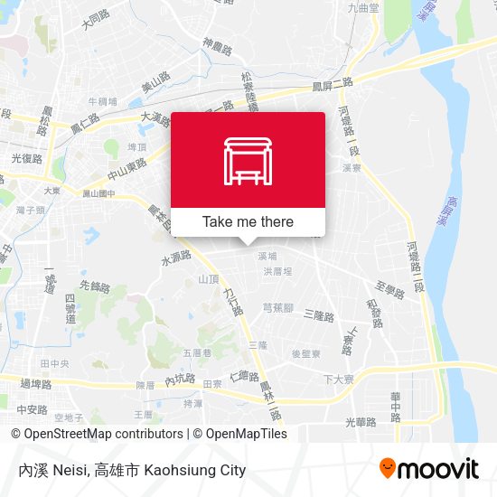 內溪 Neisi map