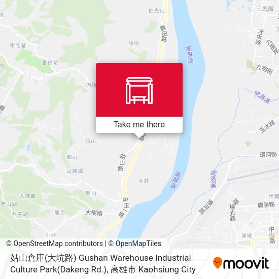 姑山倉庫(大坑路) Gushan Warehouse Industrial Culture Park(Dakeng Rd.) map