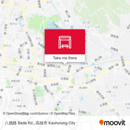 八德路 Bade Rd. map