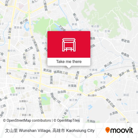 文山里 Wunshan Village地圖