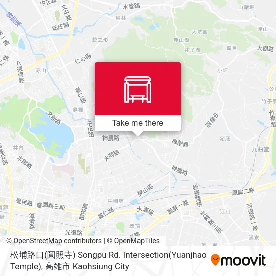 松埔路口(圓照寺) Songpu Rd. Intersection(Yuanjhao Temple)地圖