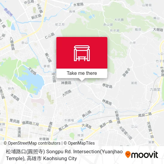松埔路口(圓照寺) Songpu Rd. Intersection(Yuanjhao Temple)地圖