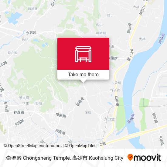 崇聖殿 Chongsheng Temple map