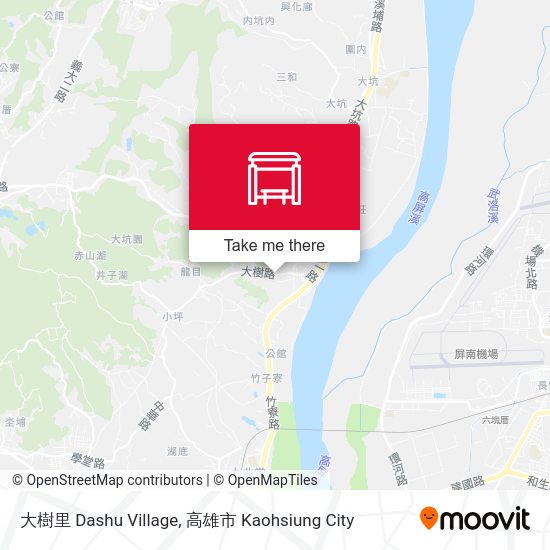 大樹里 Dashu Village map