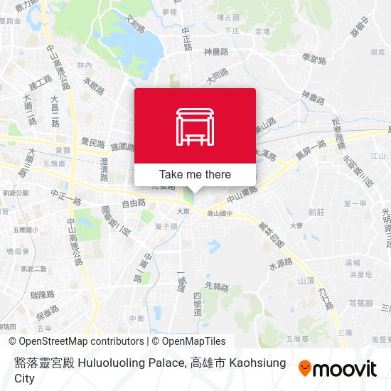 豁落靈宮殿 Huluoluoling Palace地圖