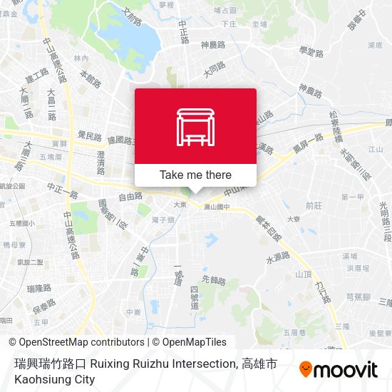 瑞興瑞竹路口 Ruixing Ruizhu Intersection map