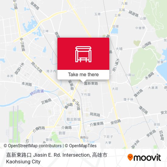 嘉新東路口 Jiasin E. Rd. Intersection地圖