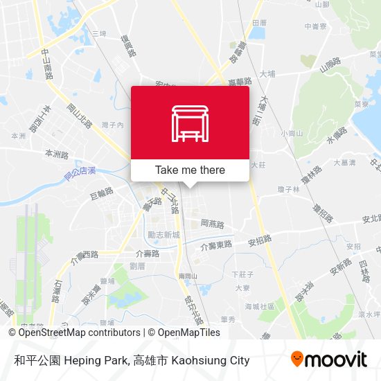 和平公園 Heping Park map