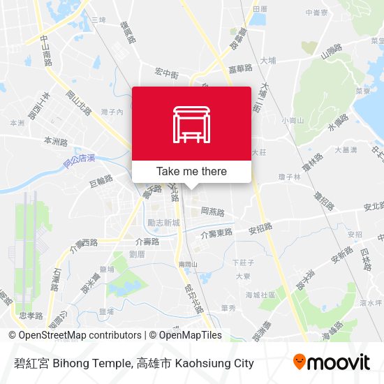 碧紅宮 Bihong Temple map
