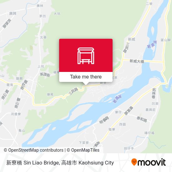 新寮橋 Sin Liao Bridge map