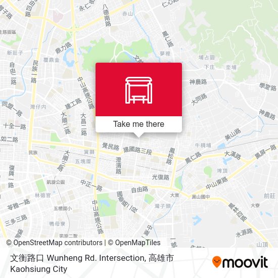 文衡路口 Wunheng Rd. Intersection地圖