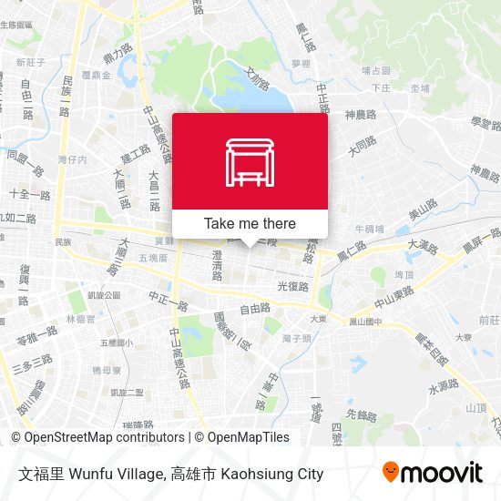 文福里 Wunfu Village map