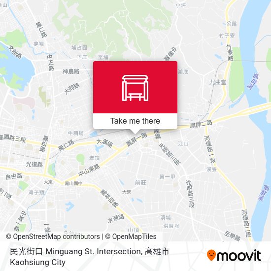 民光街口 Minguang St. Intersection map