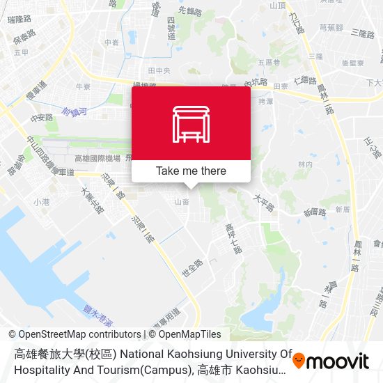 高雄餐旅大學(校區) National Kaohsiung University Of Hospitality And Tourism(Campus)地圖